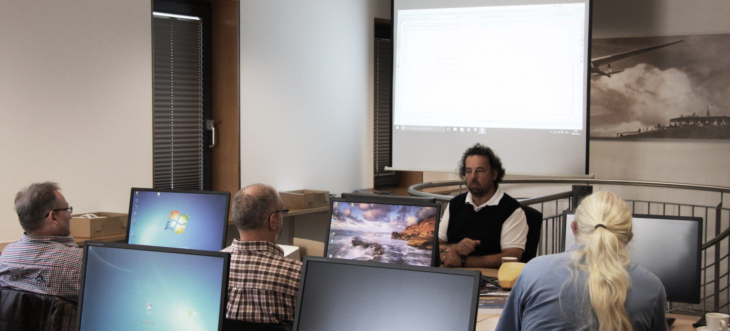 TurboCad Trainings Zentrum - Blick in eine Schulung