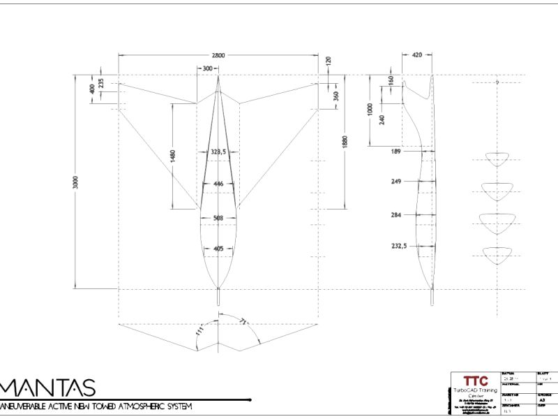 Projekt mit TurboCAD 2D/3D erstellt